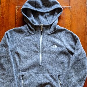 North Face 1/4 zip hoodie